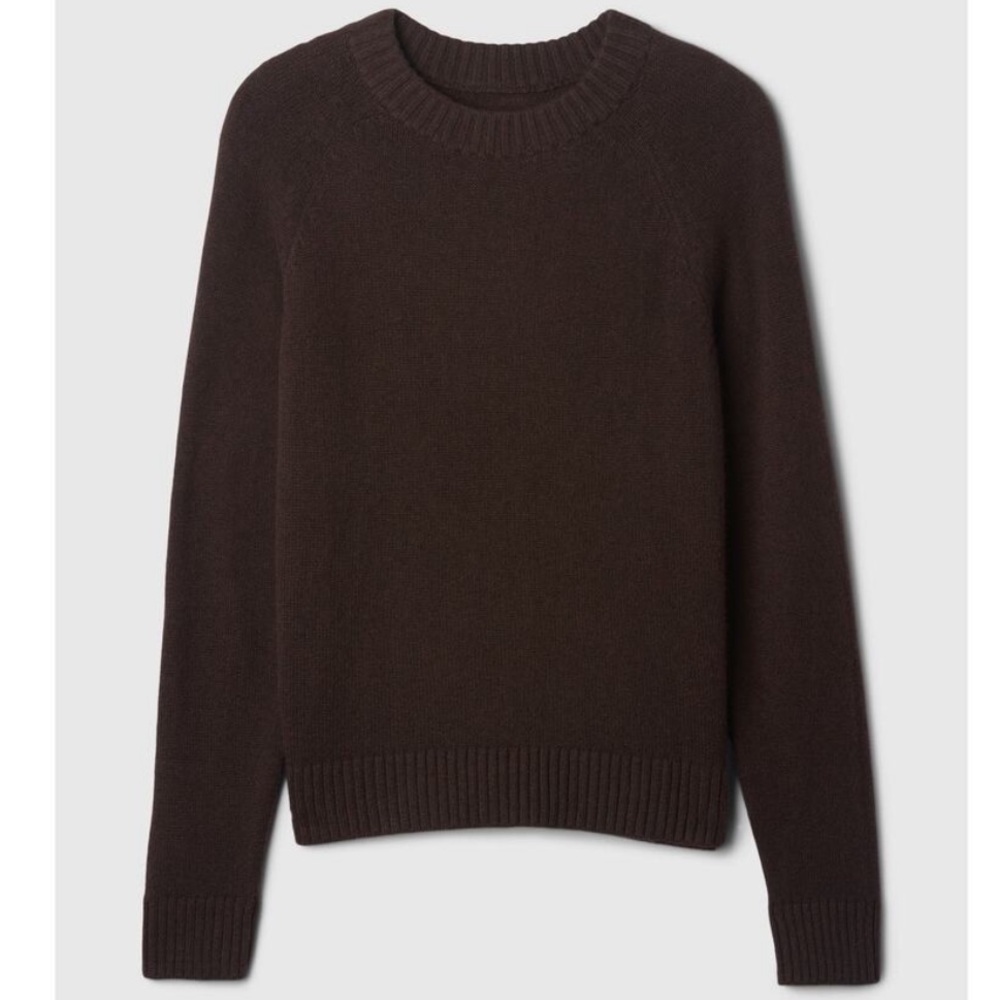Gap CashSoft Crewneck Sweater in Terra Brown Size S - Picture 3 of 7